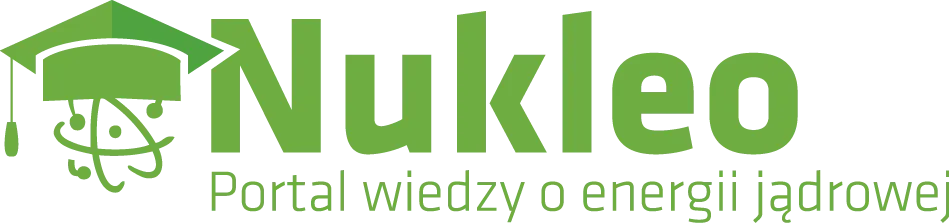Logo Nukleo – Portal wiedzy o energii jądrowej