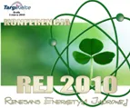 Logo konferencji „REJ 2010 – Renesans Energetyki Jądrowej”, Targi Kielce
