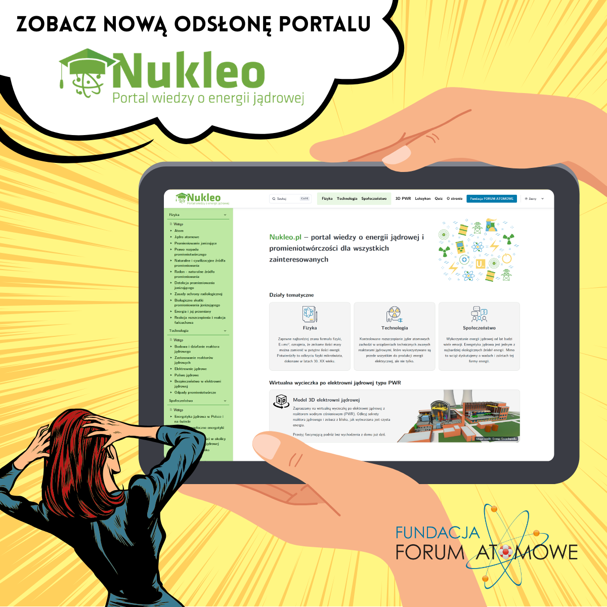 Nowa odsłona portalu wiedzy o energii jądrowej Nukleo.pl